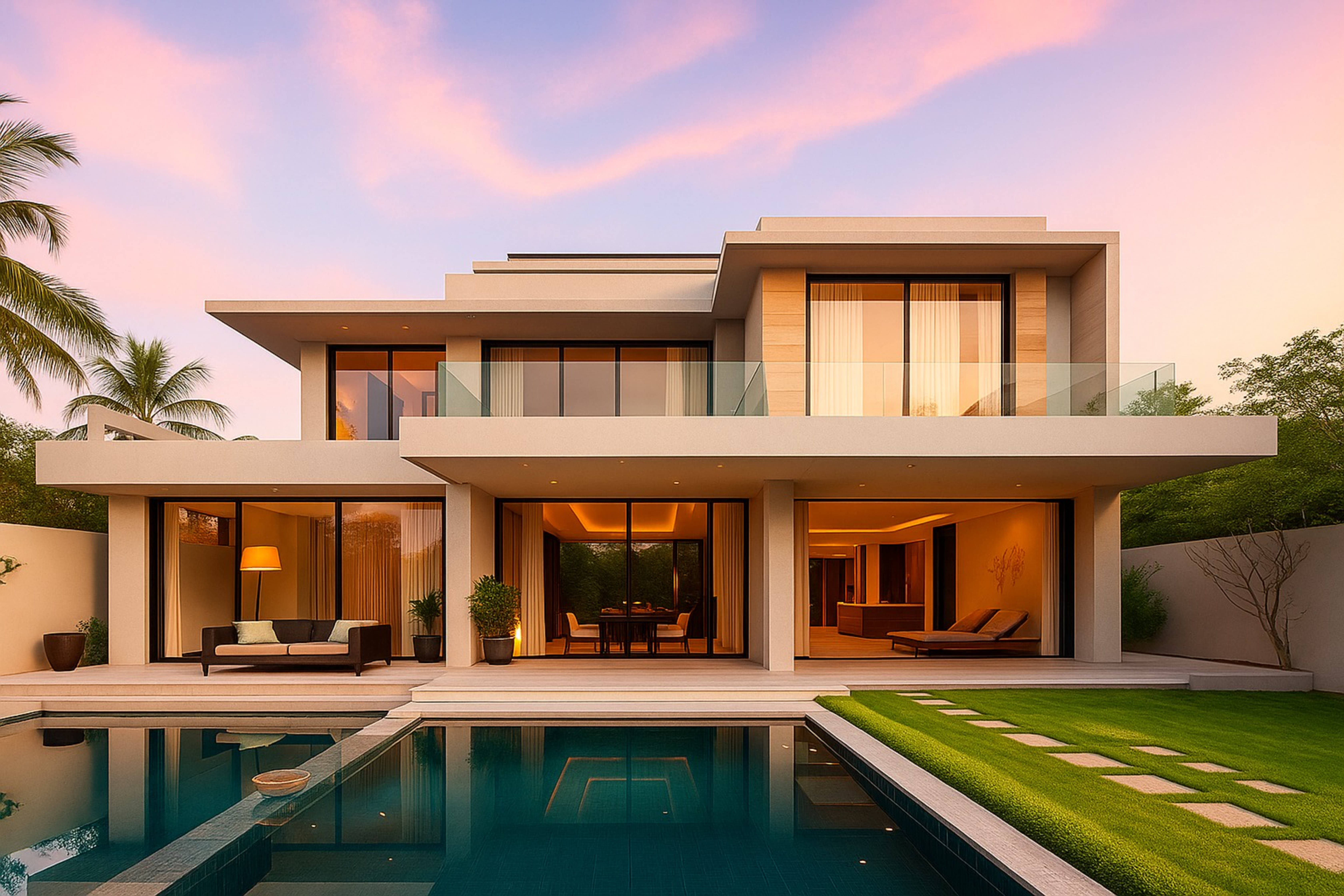 Luxurious Villa with Modern Architectural Design
